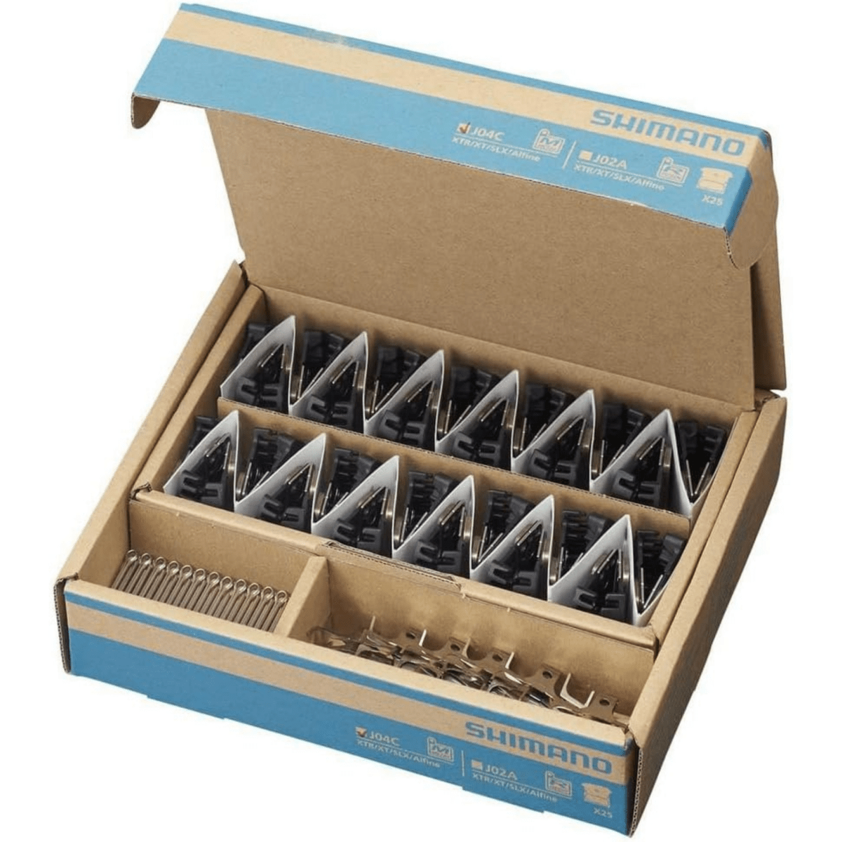 Shimano J04C Metal Pad w/Fin & Spring w/Split Pin | The Bike Affair