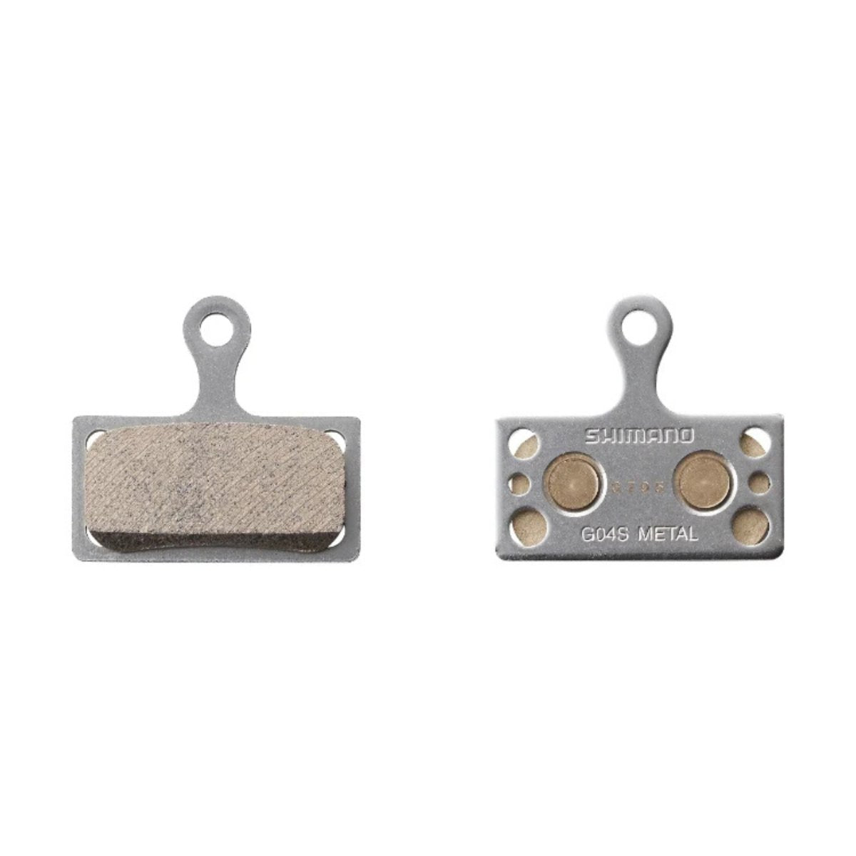 Shimano Metal Pad (G04S) & Spring w/Split Pin (BR - M8000) | The Bike Affair