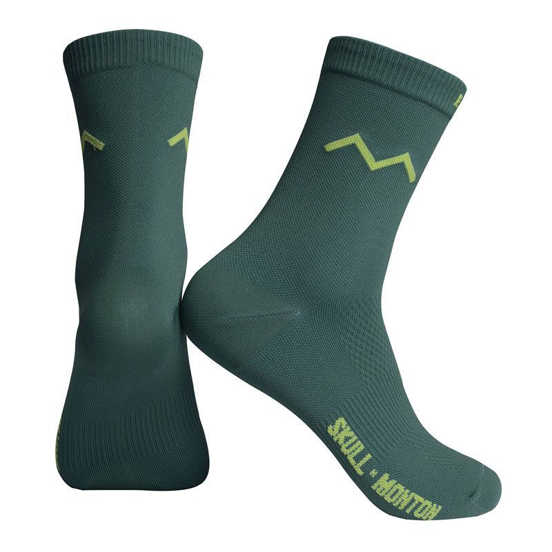 Skull Monton Earth Socks | The Bike Affair
