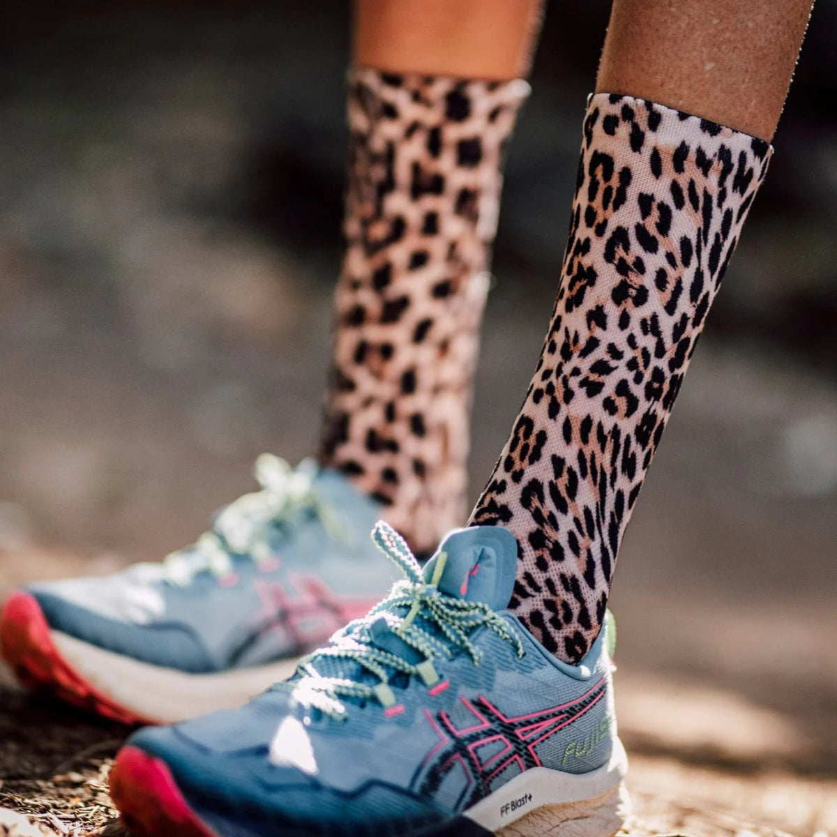 Sox Golden Leopard Casual Crew Socks | The Bike Affair