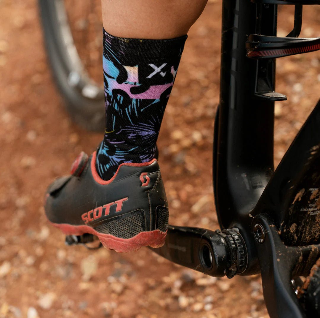 Sox Pastel Black Casual Crew Socks | The Bike Affair