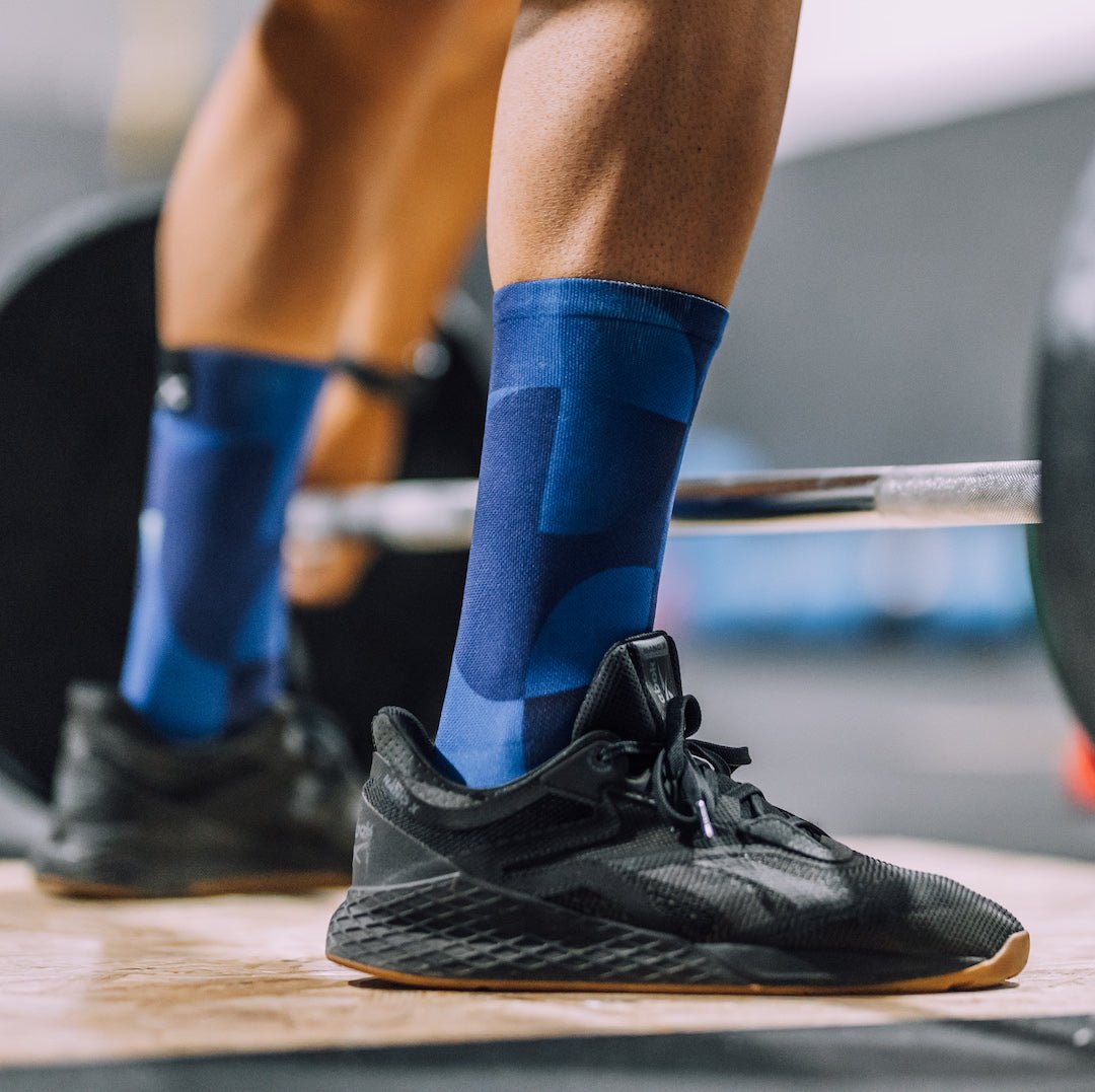 Sox Solid Royal Blue Casual Crew Socks | The Bike Affair