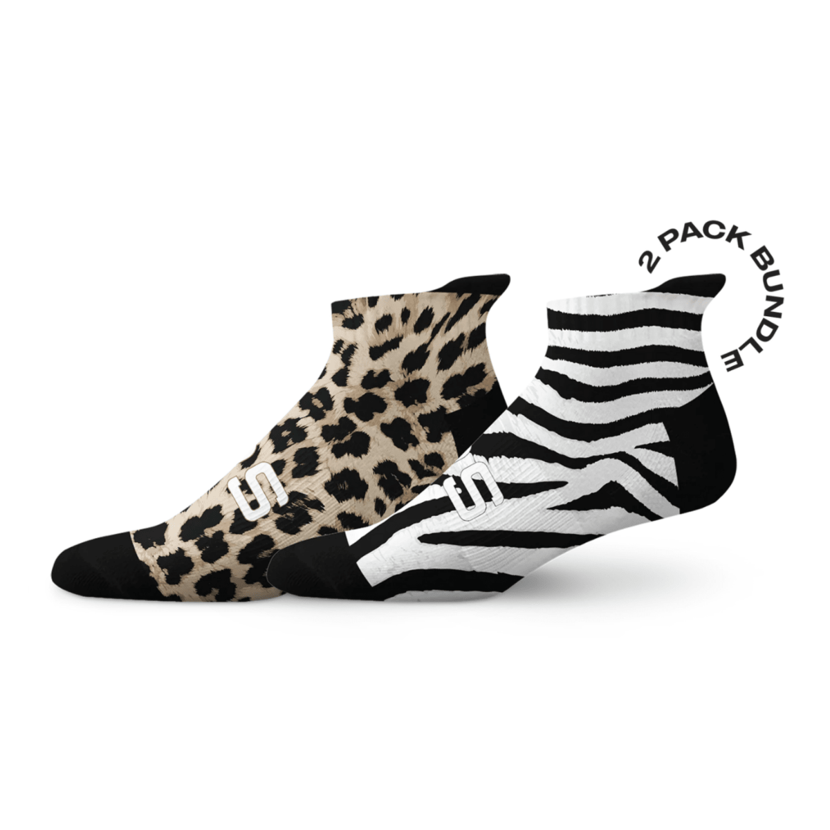 Sox Wild Animals Tab Combo Socks (Pack of 2) | The Bike Affair