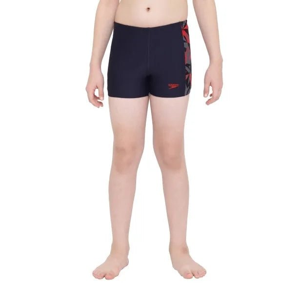 Speedo Sports Logo Panel Kids Aquashort | The Bike Affair