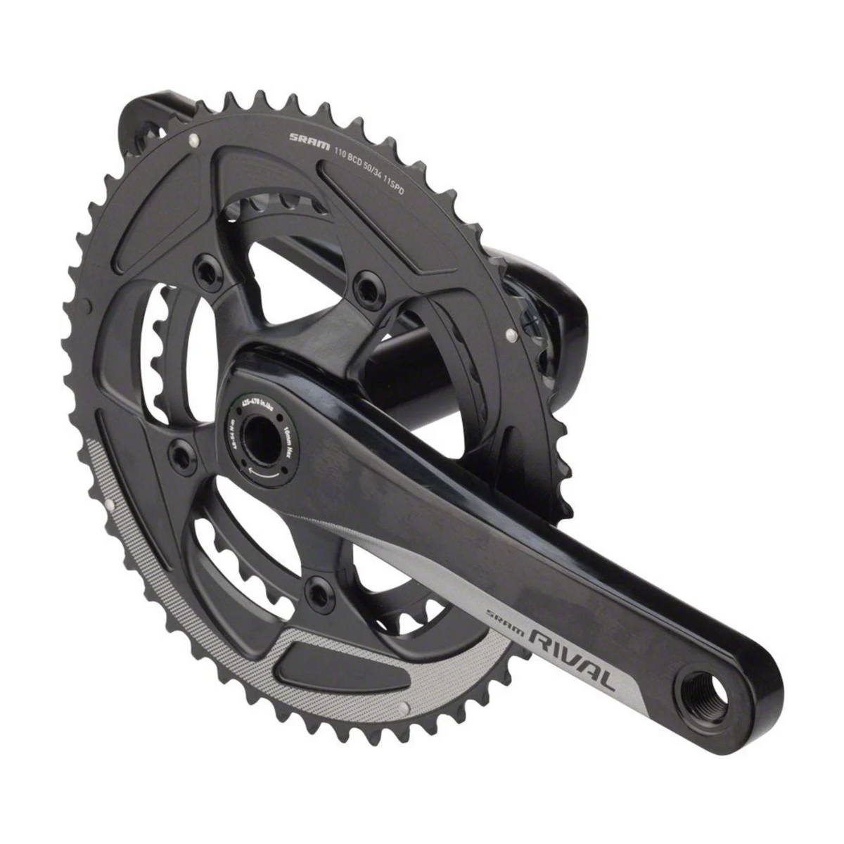 SRAM Rival 22 Yaw BB30 11-Speed Crankset (No BB)