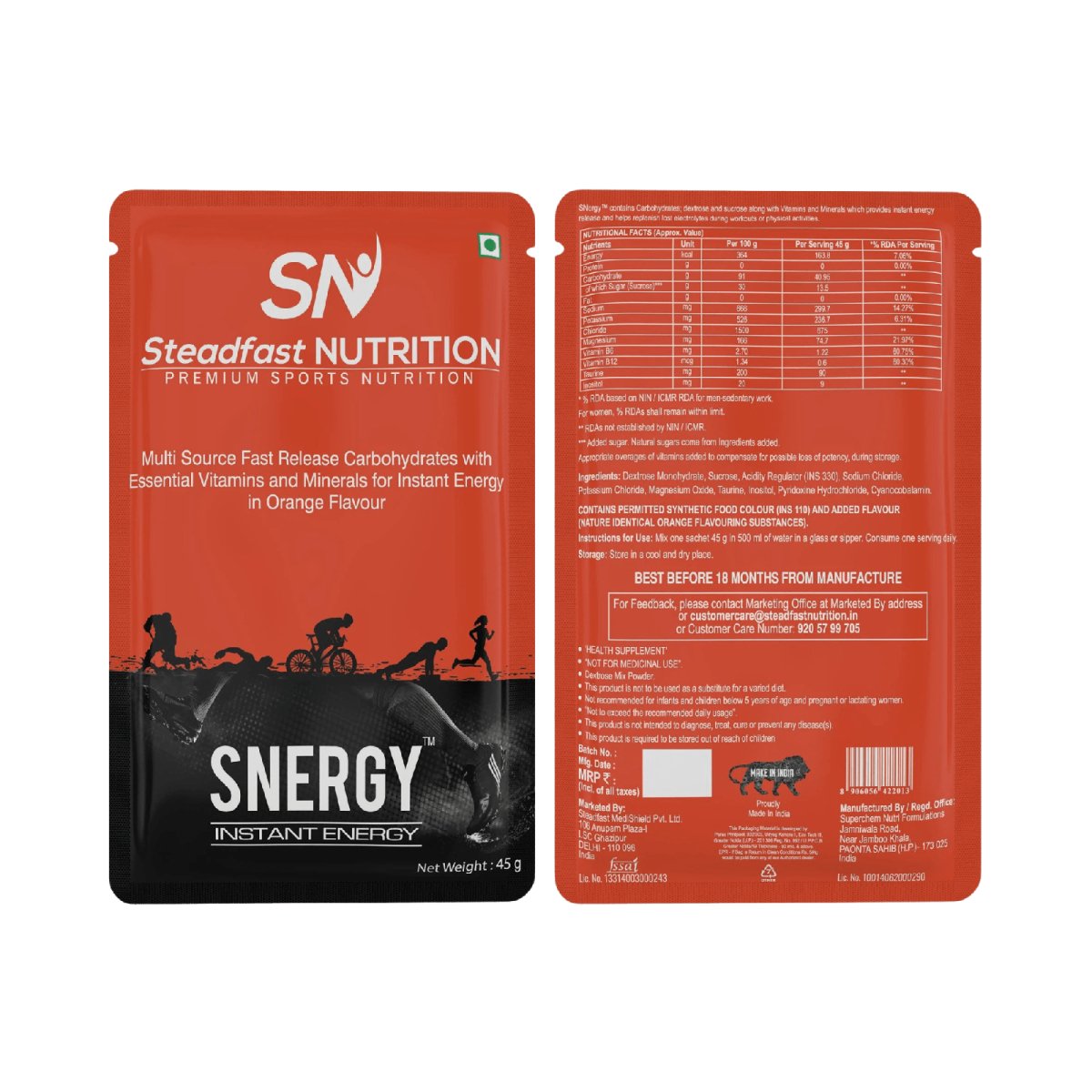 Steadfast Snergy Instant Energy | The Bike Affair