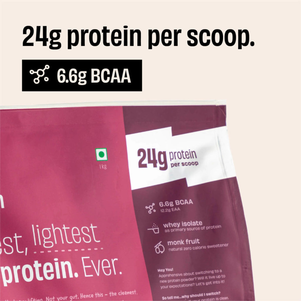 The Whole Truth 24g Protein Range - Pack of 1Kg | The Bike Affair