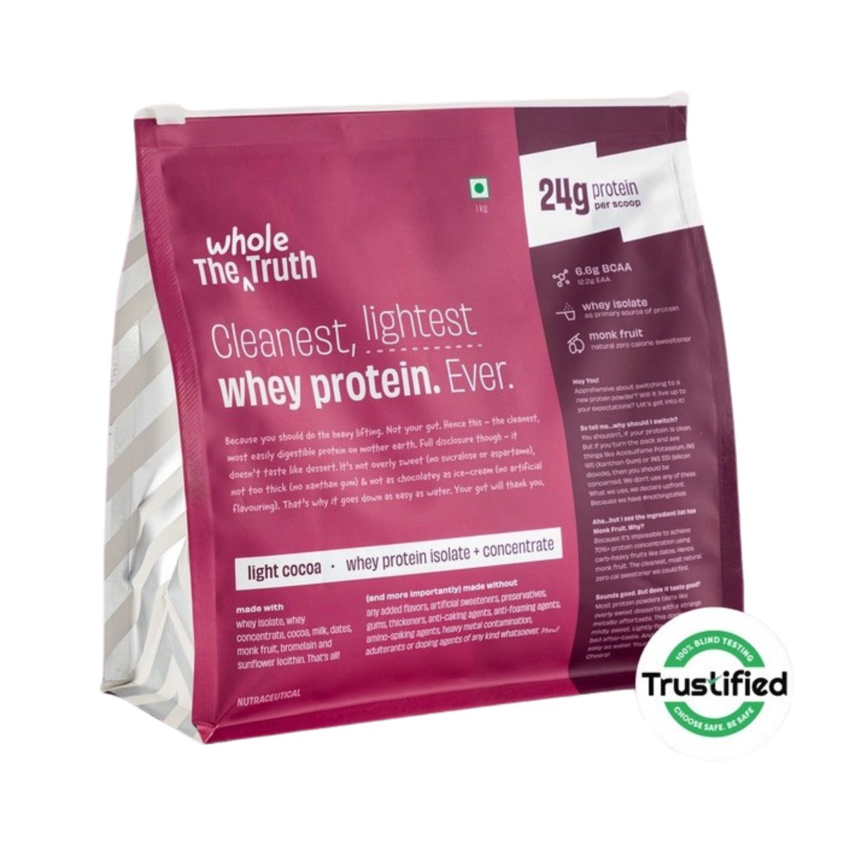 The Whole Truth 24g Protein Range - Pack of 1Kg | The Bike Affair