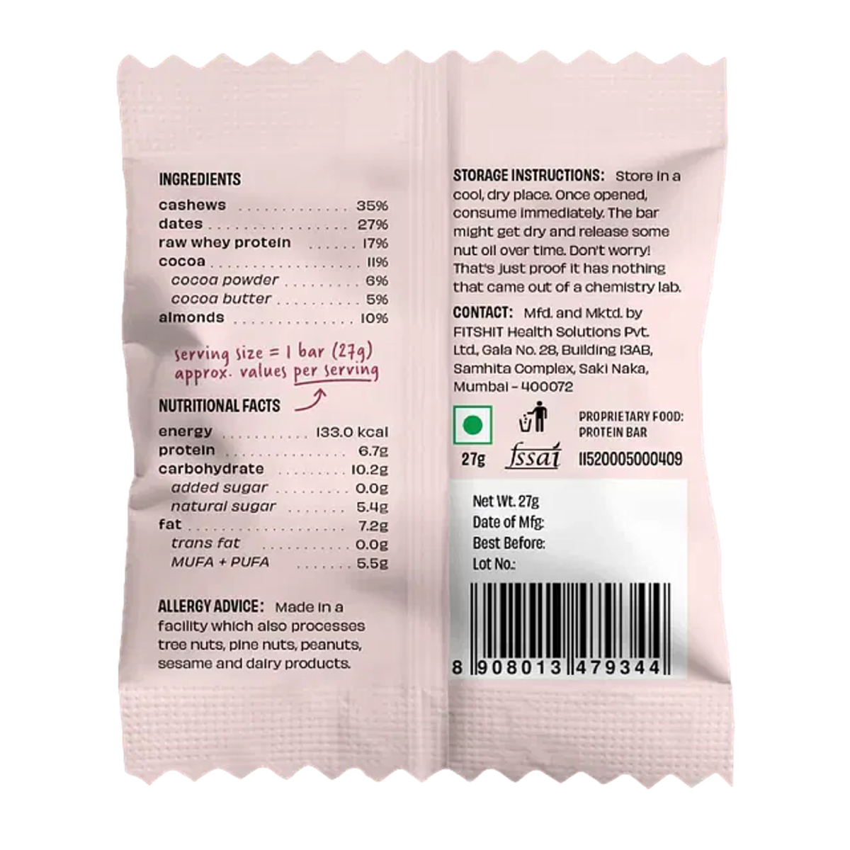 The Whole Truth Mini Protein Bars Everyone Party - Pack of 8 | The Bike Affair