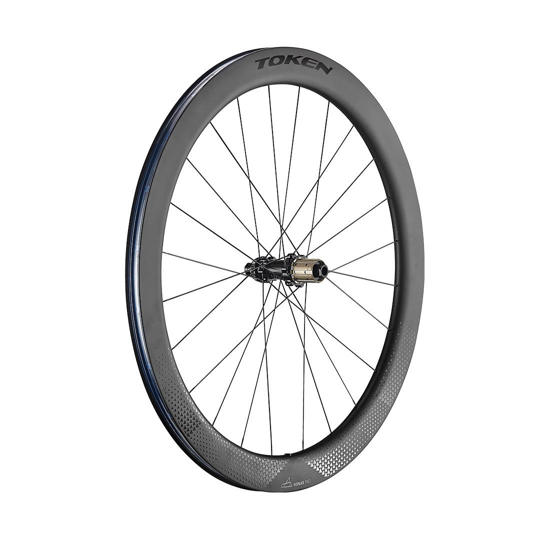 Token Konax Pro 52.3mm Tubeless Carbon Disc Brake Wheelset | The Bike Affair