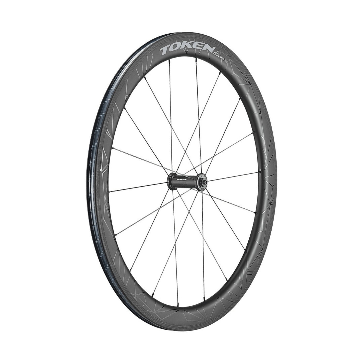 Token Konax Pro 52mm Clincher SRAM/Shimano Full Carbon Rim Brake 11/12 Speed Wheelset | The Bike Affair