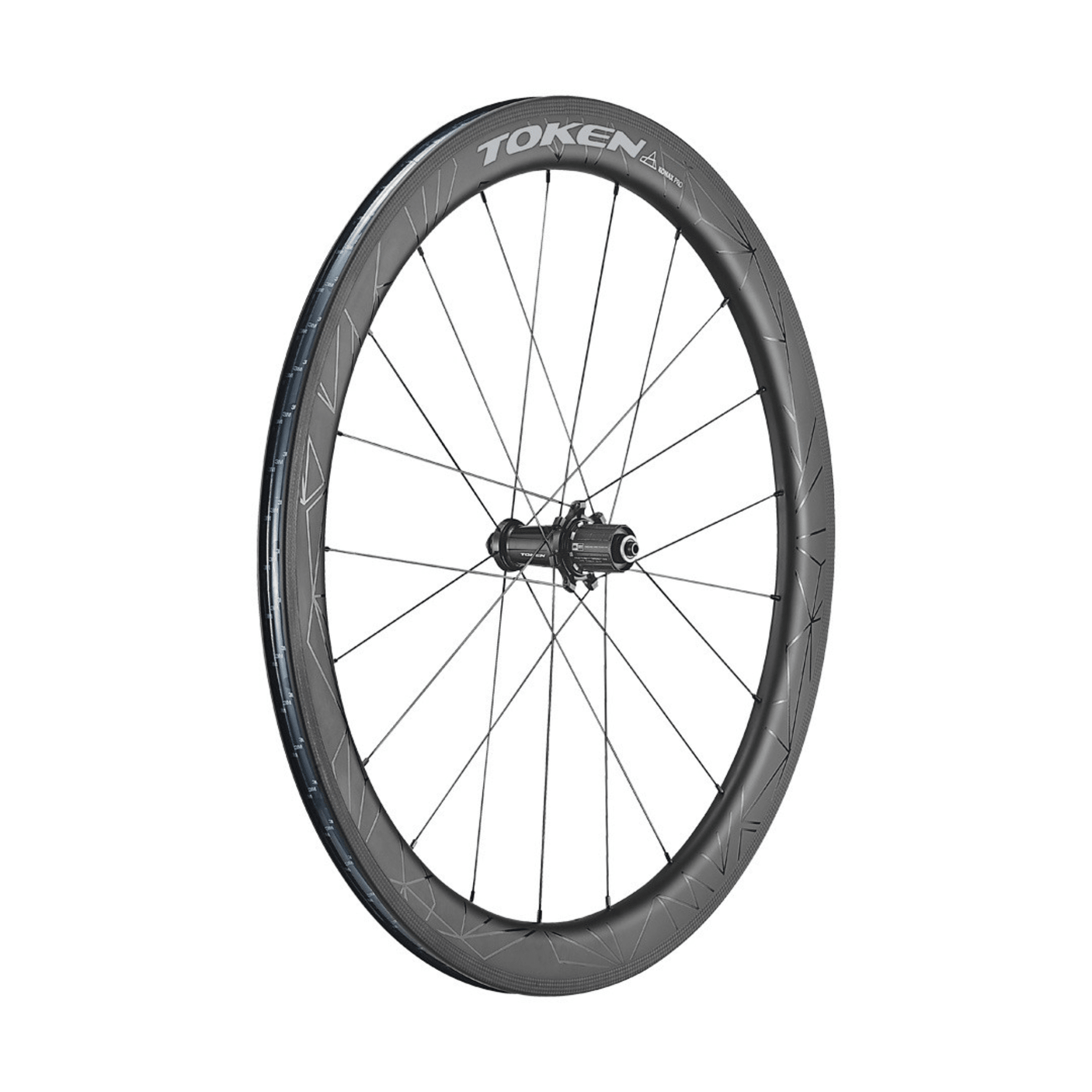 Token Konax Pro 52mm Clincher SRAM/Shimano Full Carbon Rim Brake 11/12 Speed Wheelset | The Bike Affair