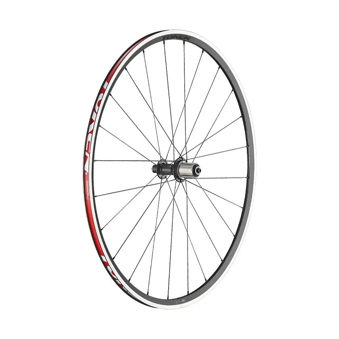 Token Resolute Alloy 22mm SRAM/Shimano 11/12 Speed Rim Brake Wheelset | The Bike Affair