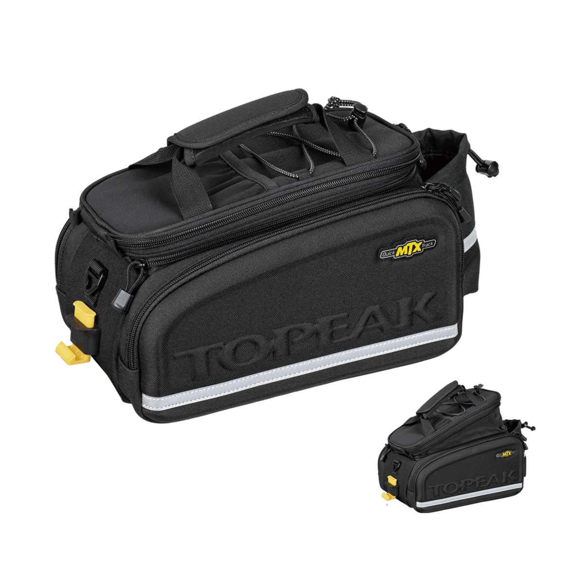 Topeak MTX Trunkbag DX Pannier Bag on Quicktrack | The Bike Affair