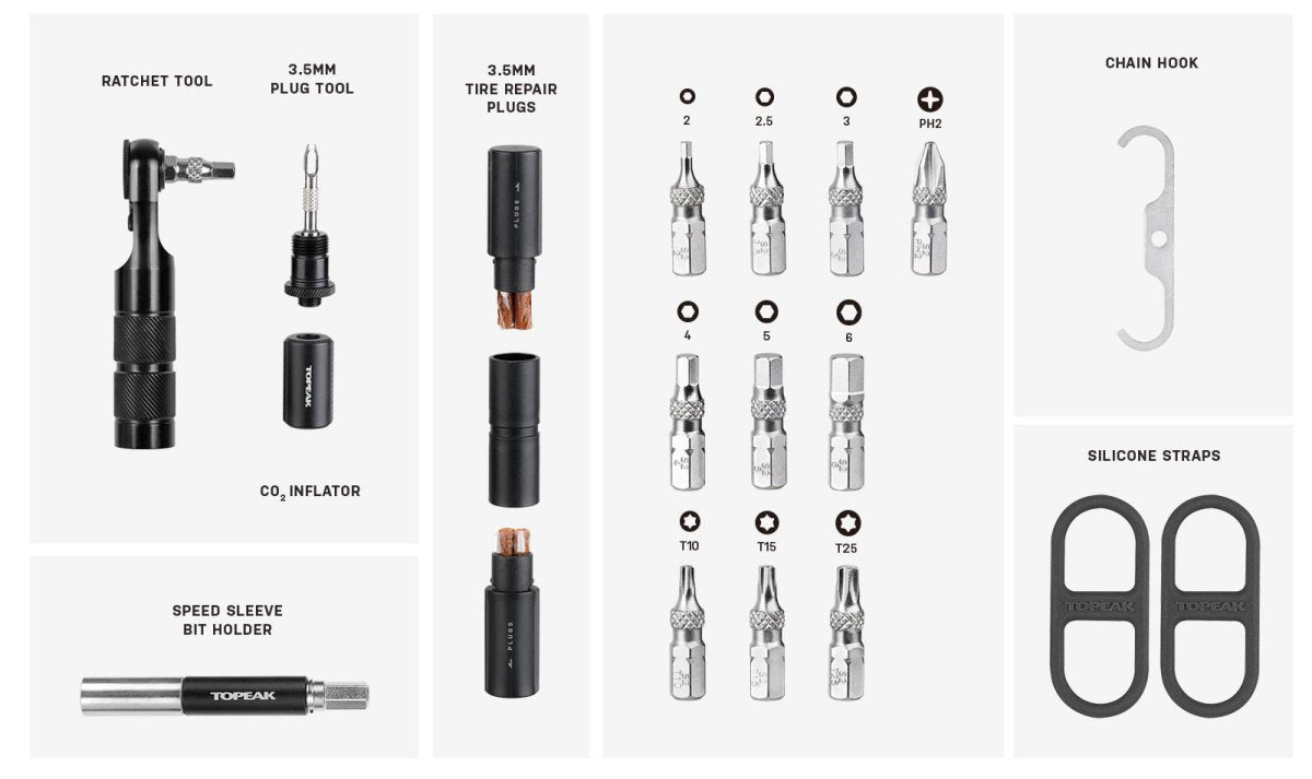 Topeak Ratchet Roll Elite Multi Tool | The Bike Affair