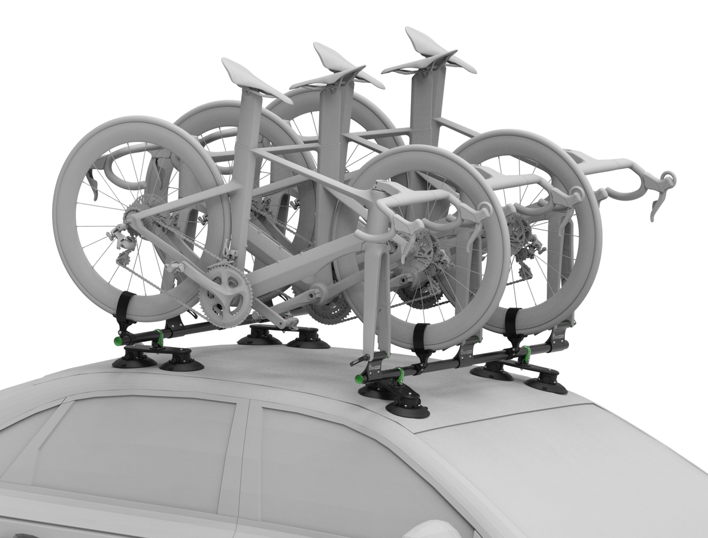 TreeFrog Roundbar Bike Rack For 5 Road/Gravel Bikes | The Bike Affair