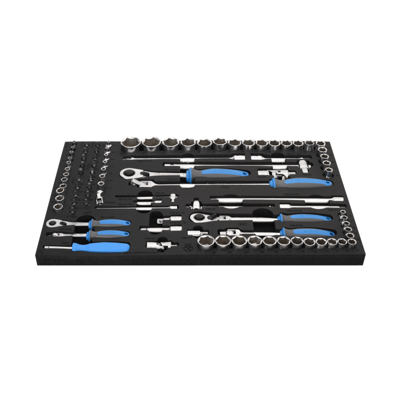 Unior 964/30SOS Set of Socket Wrenches with Accessories in SOS Tray / 96 | The Bike Affair