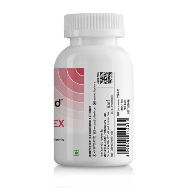 Unived B - Complex Vegan Capsules | The Bike Affair