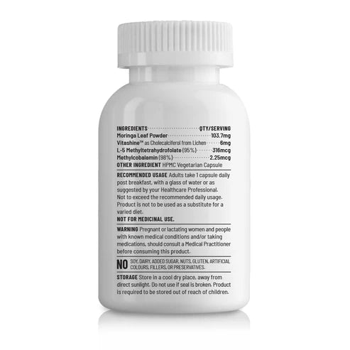 Unived B12+D3 Vegan Capsules - 180 | The Bike Affair