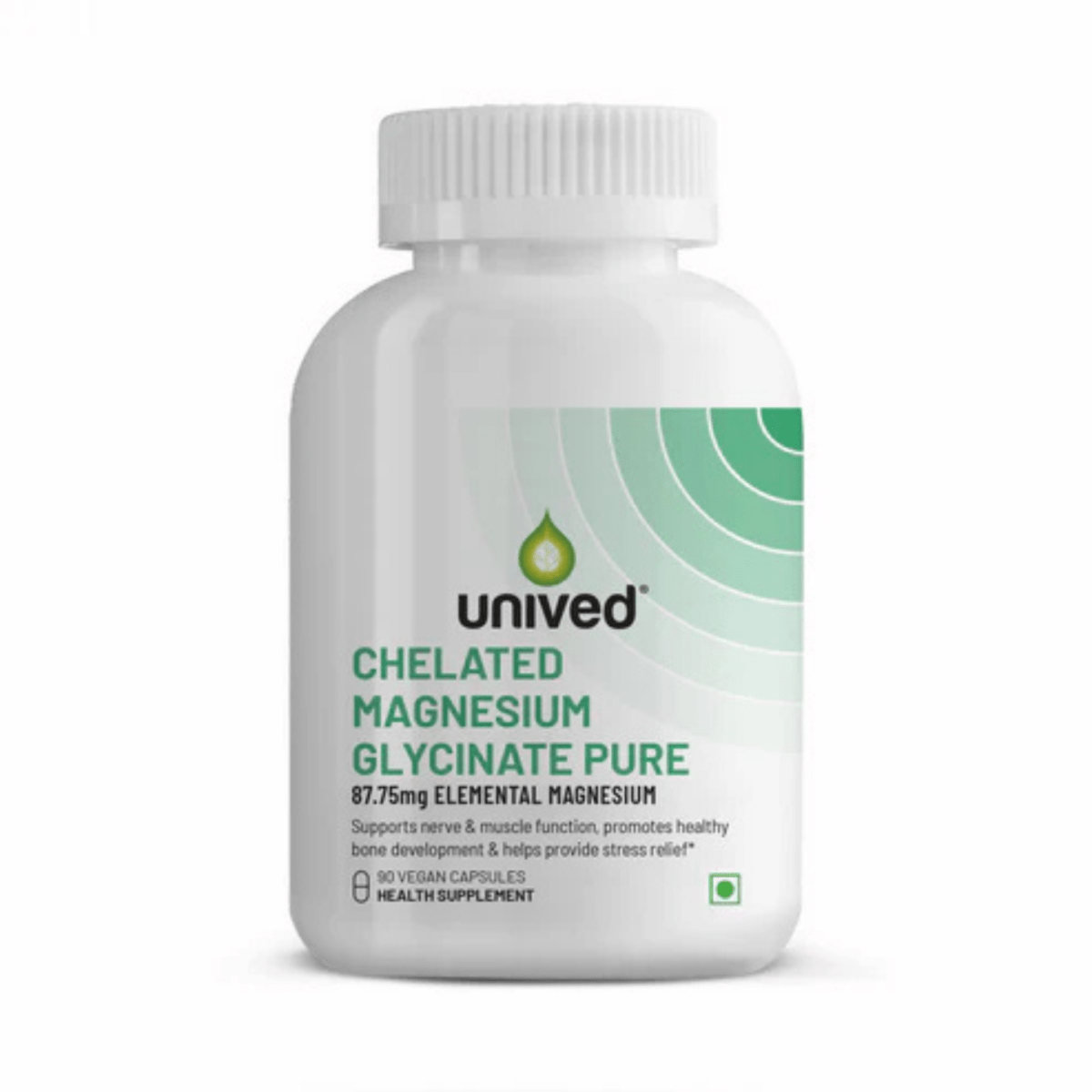 Unived Chelated Magnesium Glycinate Pure Capsules (90) | The Bike Affair
