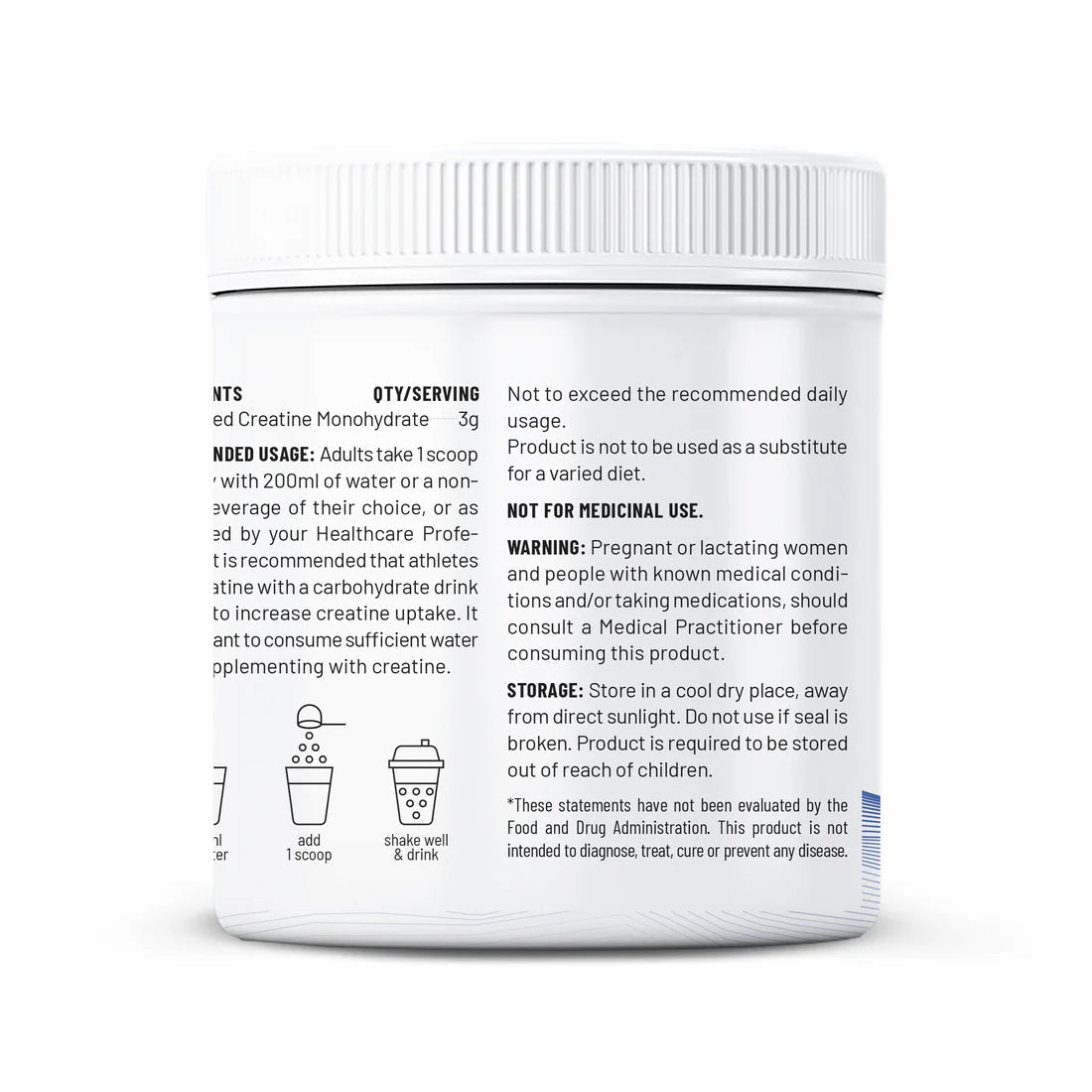 Unived Creatine Monohydrate - 83 Servings | The Bike Affair