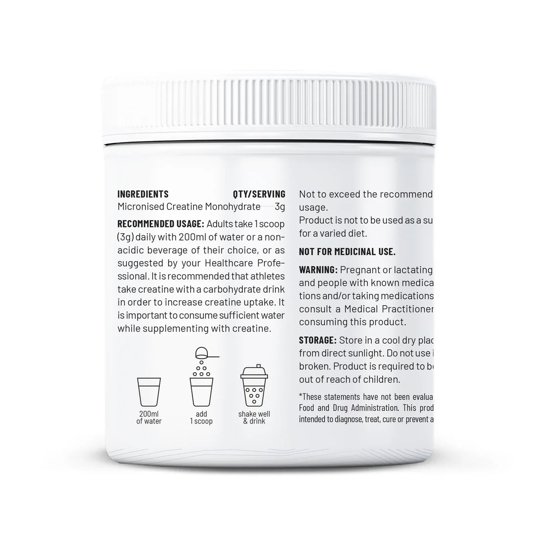 Unived Creatine Monohydrate - 83 Servings | The Bike Affair