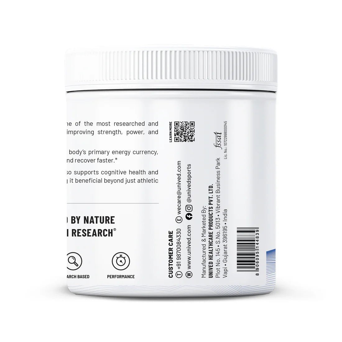 Unived Creatine Monohydrate - 83 Servings | The Bike Affair