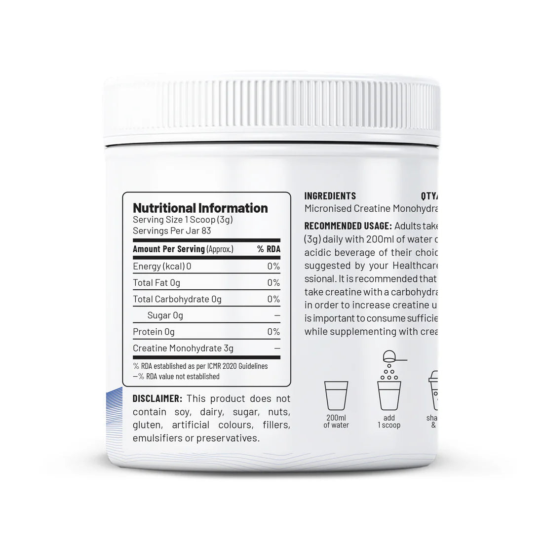 Unived Creatine Monohydrate - 83 Servings | The Bike Affair