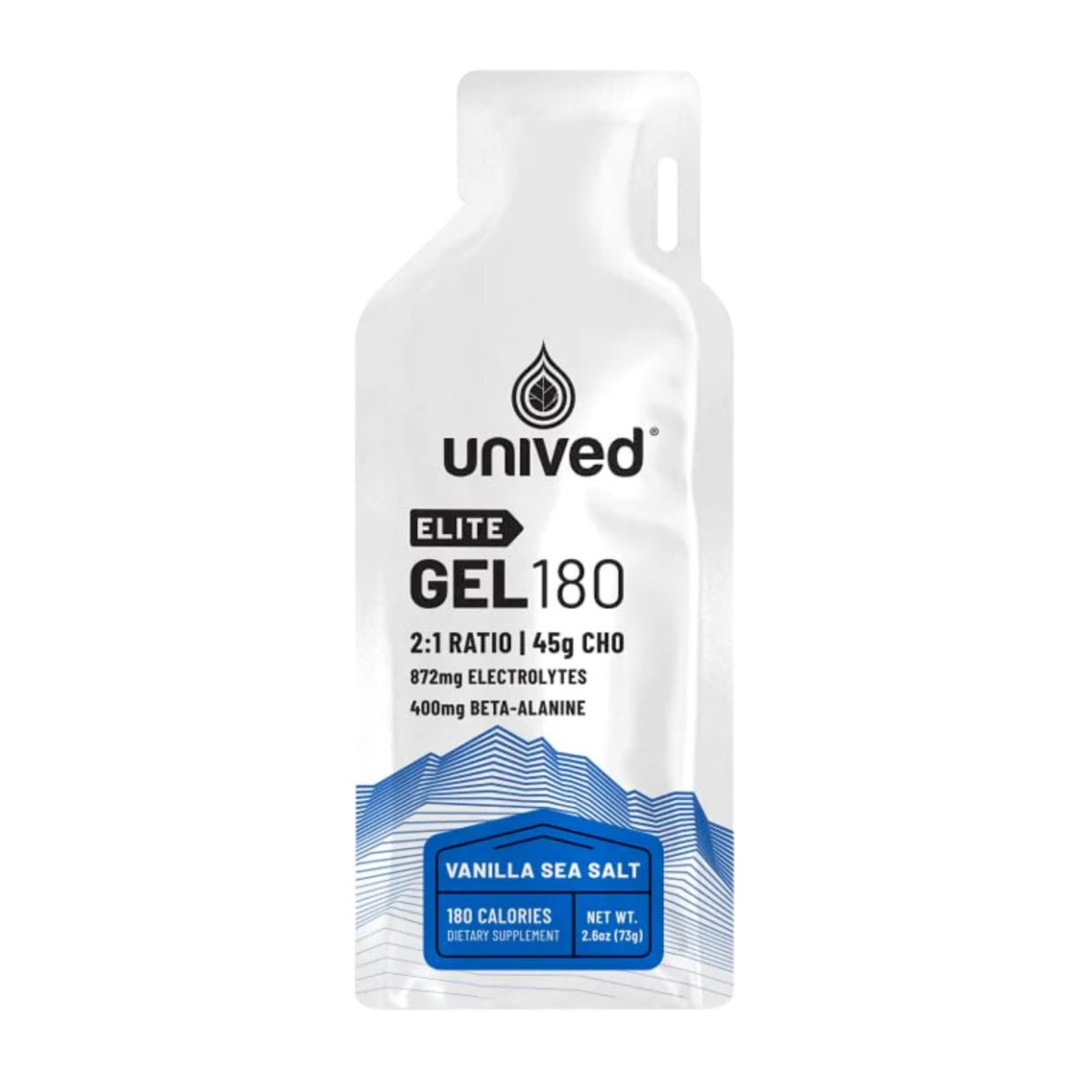 Unived Elite Gel 180 (Box of 6 Packets) | The Bike Affair