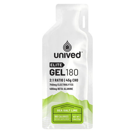 Unived Elite Gel 180 (Box of 6 Packets) | The Bike Affair