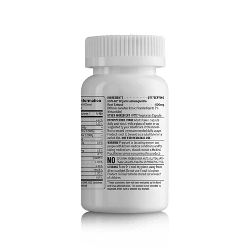 Unived KSM - 66 Organic Ashwagandha Root Extract Capsules | The Bike Affair