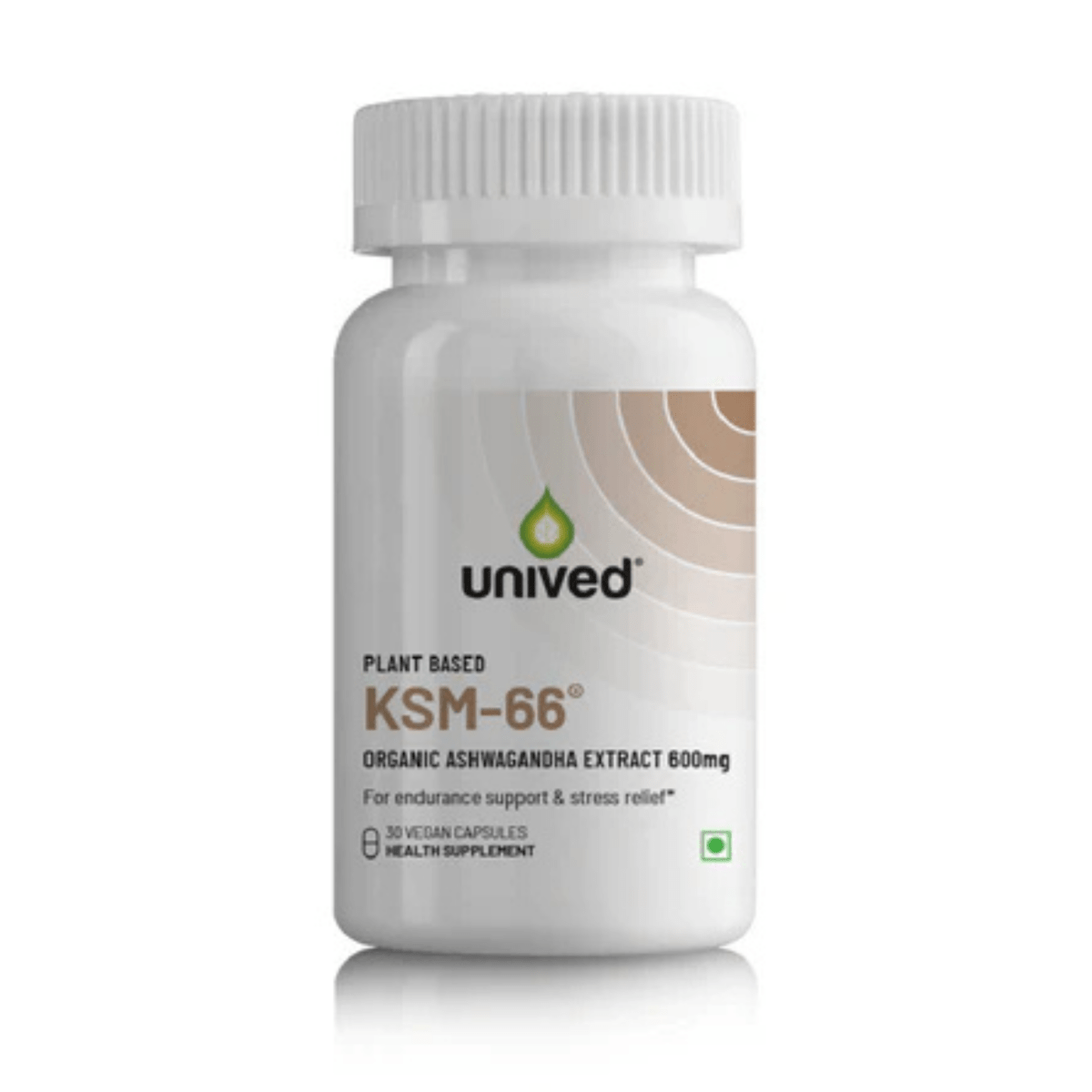 Unived KSM - 66 Organic Ashwagandha Root Extract Capsules | The Bike Affair