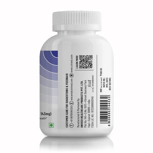 Unived Vegan High Absorption Magnesium Glycinate Capsules | The Bike Affair