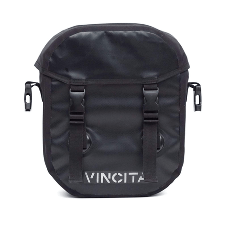 Vincita Waterproof Single Pannier with Cover | The Bike Affair