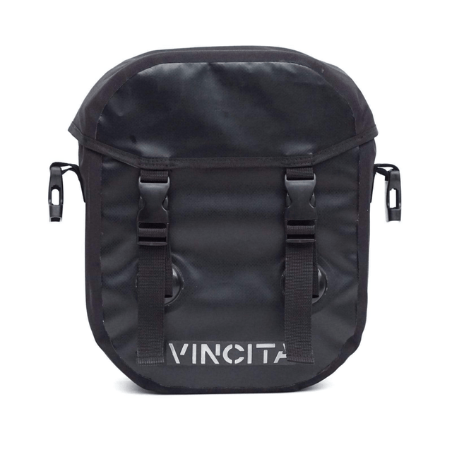 Vincita Waterproof Single Pannier with Cover | The Bike Affair