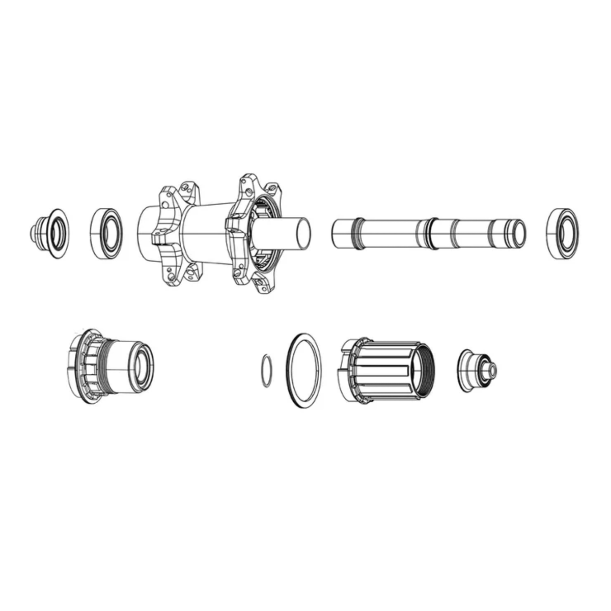 Zipp Freehub Body For Cognition V2 Hub DB/RB SHI 11/12 Speed | The Bike Affair