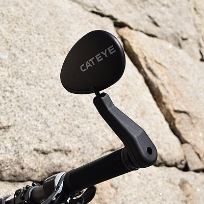 Cateye Rearview Big Black Mirror BM-500G | The Bike Affair