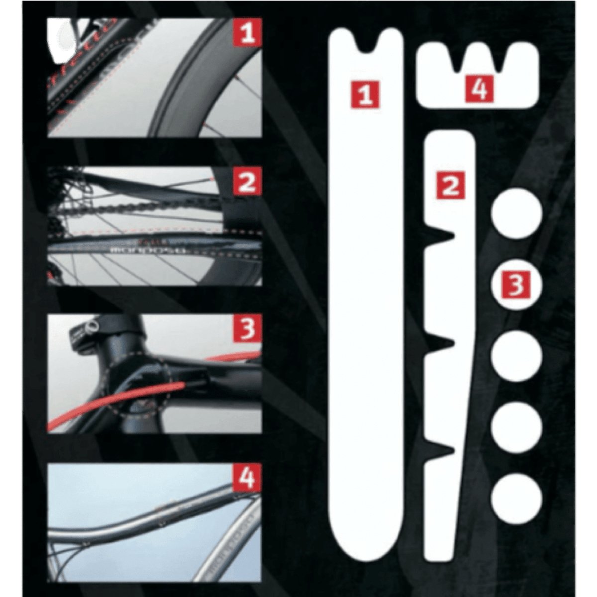 Effetto Mariposa Frame Protection Film Shelter Road Kit | The Bike Affair