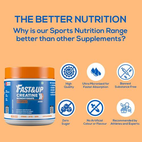 Fast&Up Creatine Monohydrate - Unflavoured | The Bike Affair
