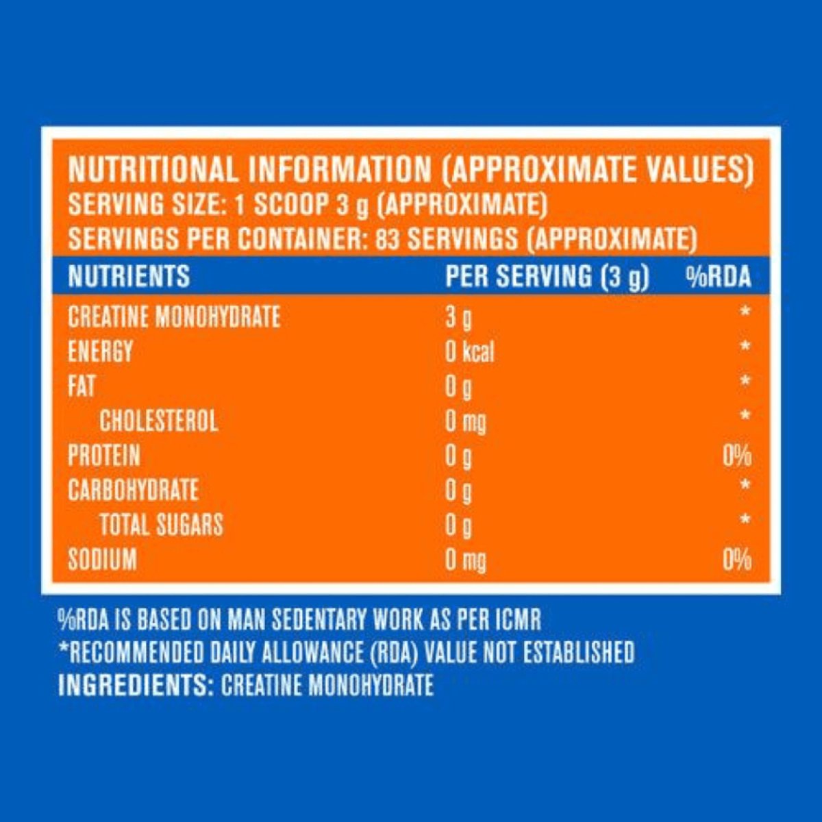 Fast&Up Creatine Monohydrate - Unflavoured | The Bike Affair