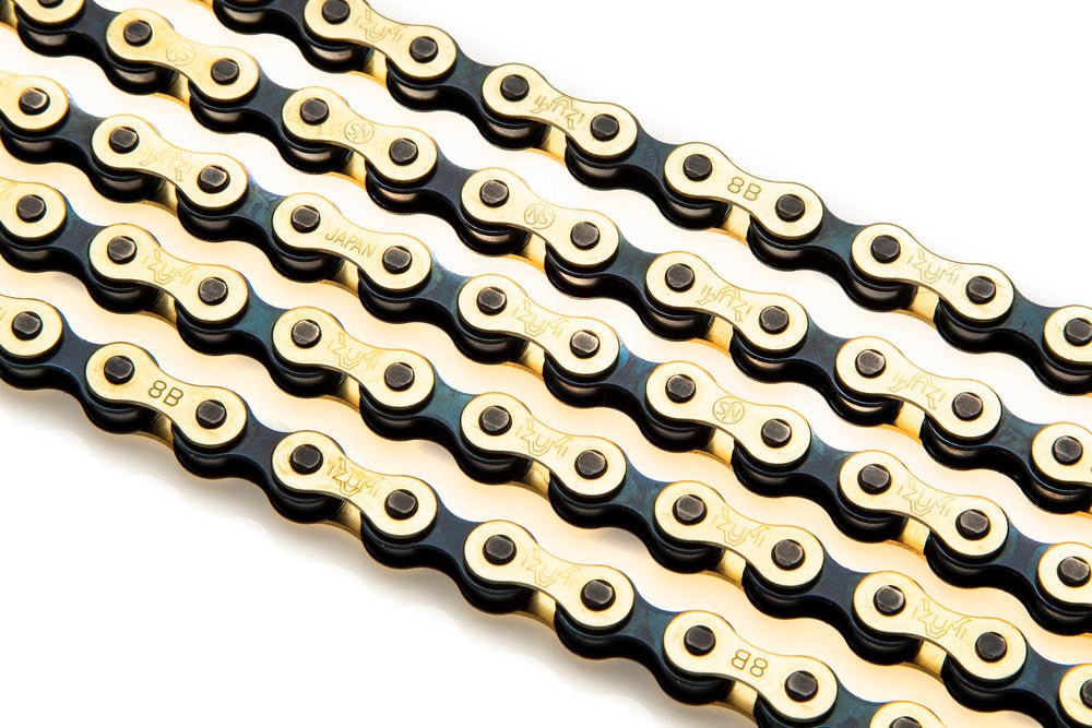 Izumi-V Super Toughness 1/2x1/8 106L Gold Chain | The Bike Affair