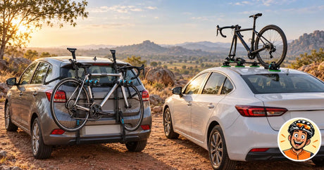 Car Bike Racks: Trunk, Spare Wheel, Suction or Roof, and What Fits Your Car - The Bike Affair