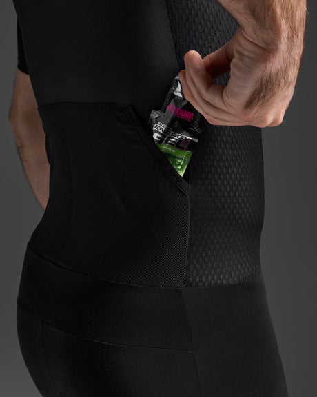2XU MT7394d Aero Hex Sleeved Trisuit | The Bike Affair
