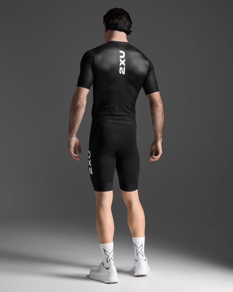 2XU MT7394d Aero Hex Sleeved Trisuit | The Bike Affair