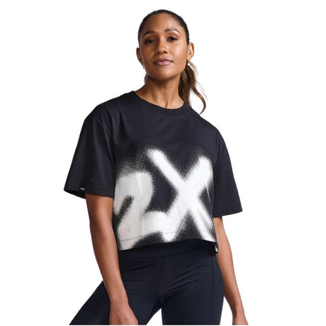 2XU WR6994A Form Crop Tee | The Bike Affair