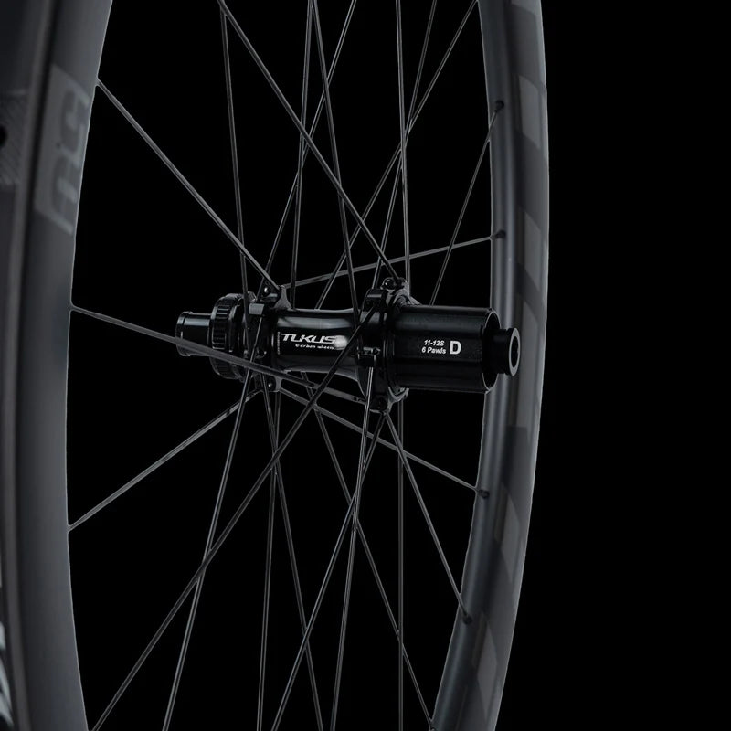 Tukus C50N Center Lock Thru-Axle Disc Brake Wheelset
