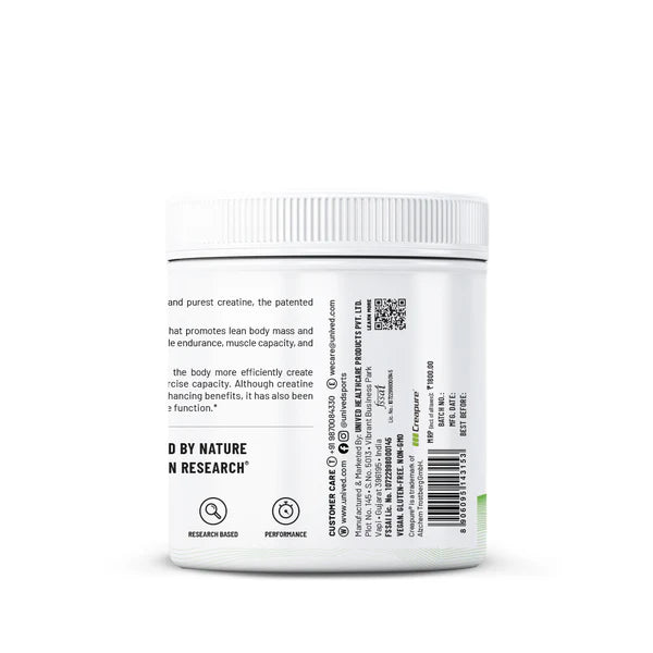Unived Creapure Creatine Monohydrate - 83 Servings
