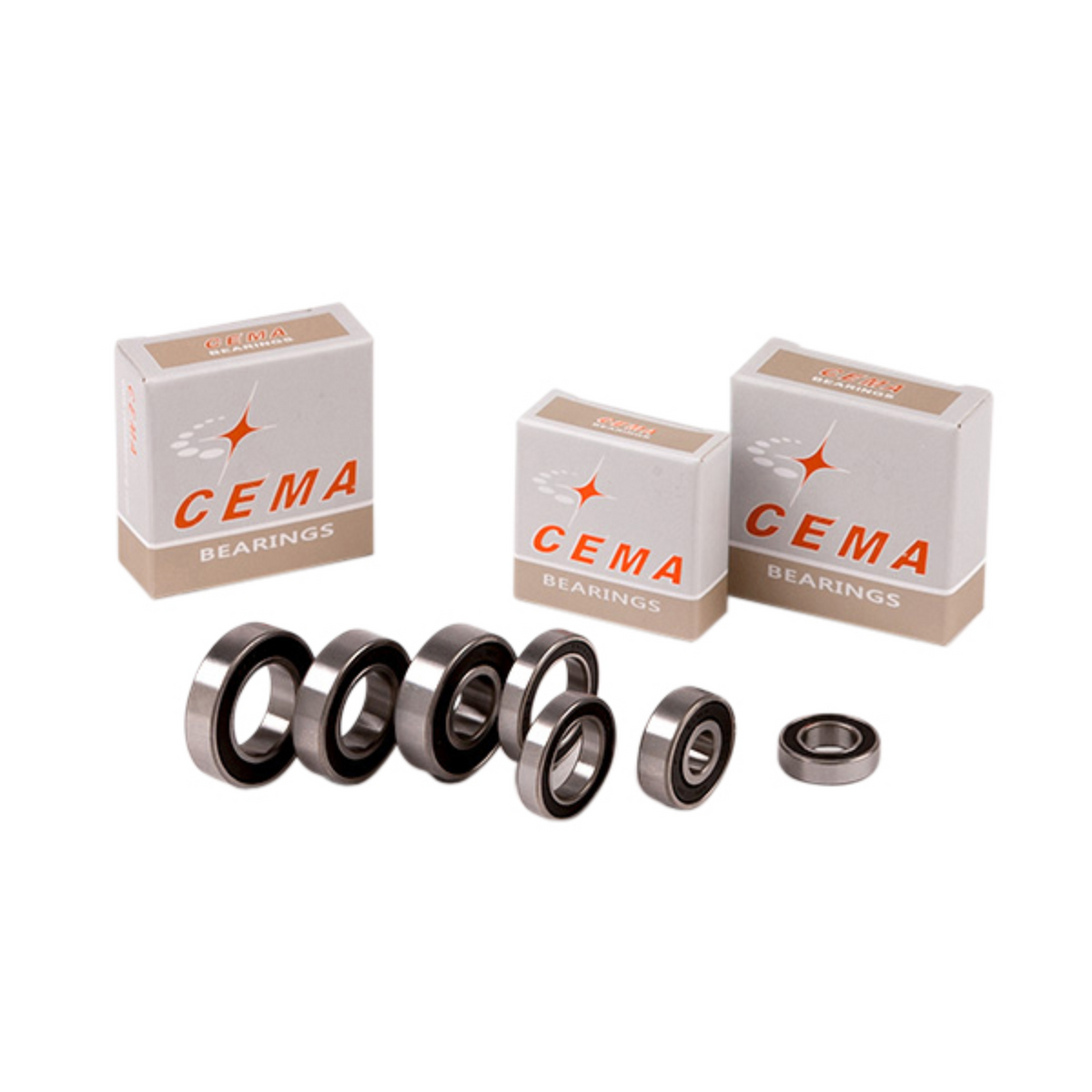 Cema 10288-2RS ABEC5 Wheel Bearing 10x28x8 mm