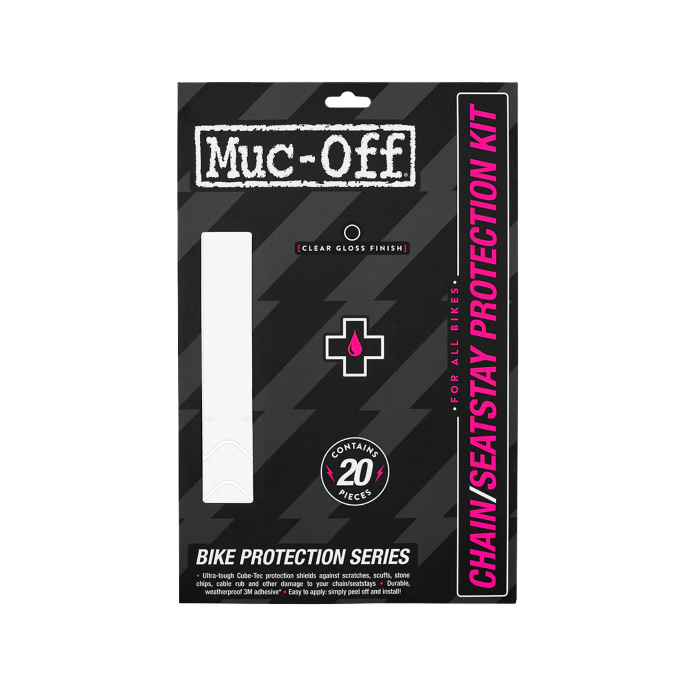 Muc-Off Chainstay/Seatstay Protection Kit - Clear Gloss
