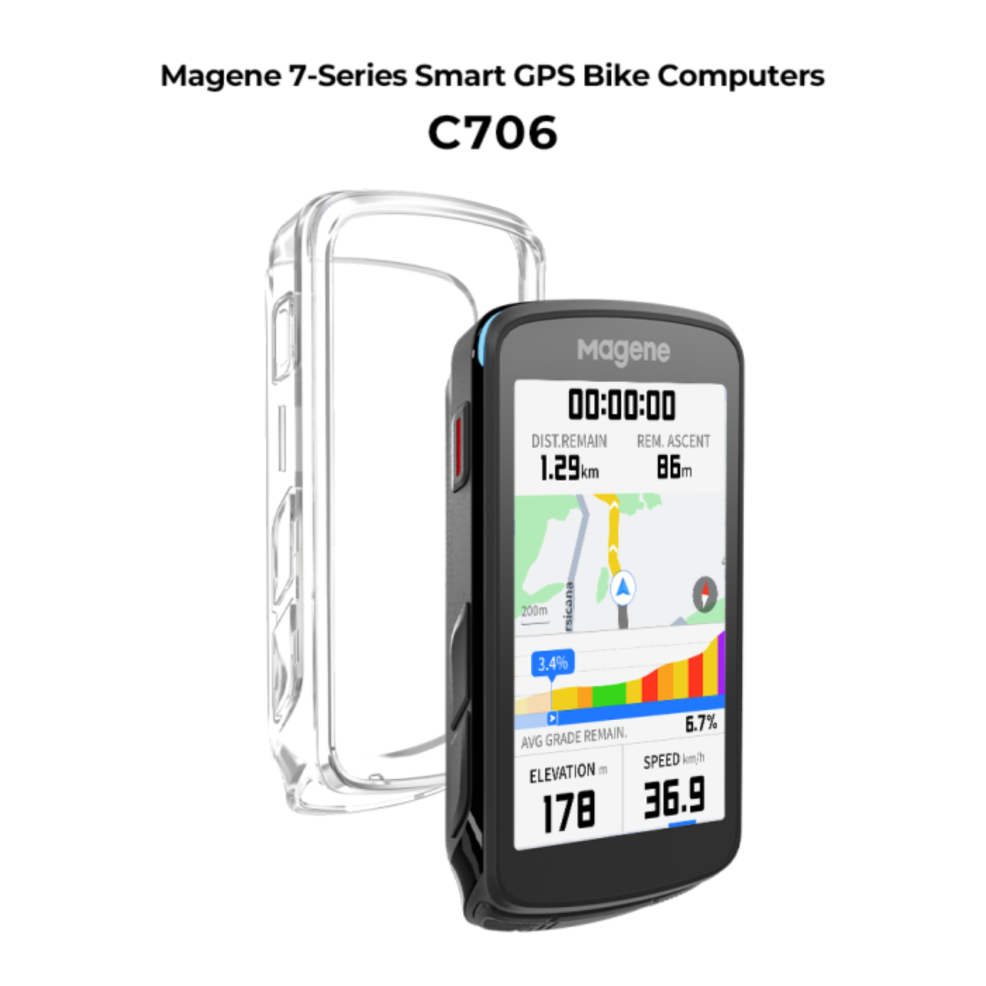 Magene TPU Bike Computer Case